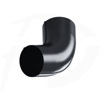 Kolano rury spustowej stalowe ⌀ 90 firmy KROP kolor czarny